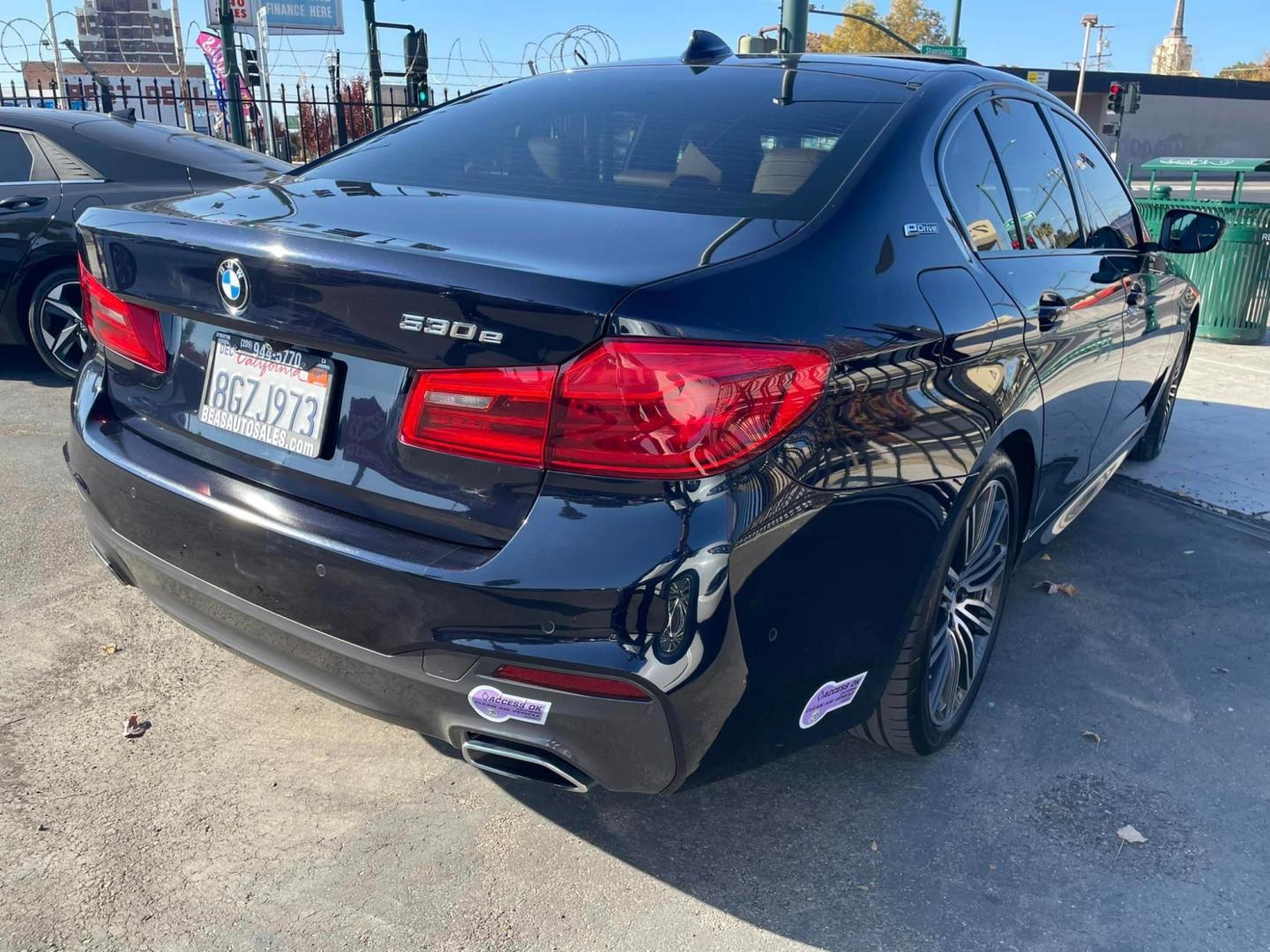 2019 Blue BMW 5-Series (WBAJA9C53KB) , located at 744 E Miner Ave, Stockton, CA, 95202, (209) 944-5770, 37.956863, -121.282082 - PLUS TAXES AND FEES - Photo#9